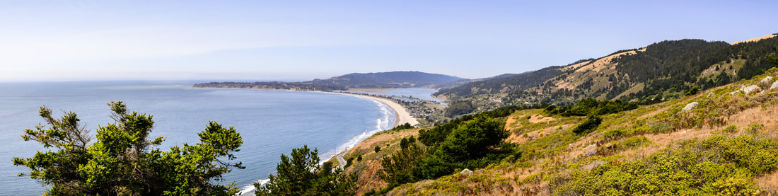 A landscape portrait of the West Marin coast.